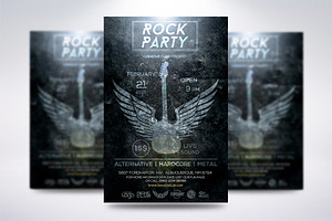 Rock Party Flyer