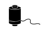 Sewing Thread Spool Silhouette, a Graphic by hafijul (Thumbnail 4 of 11)