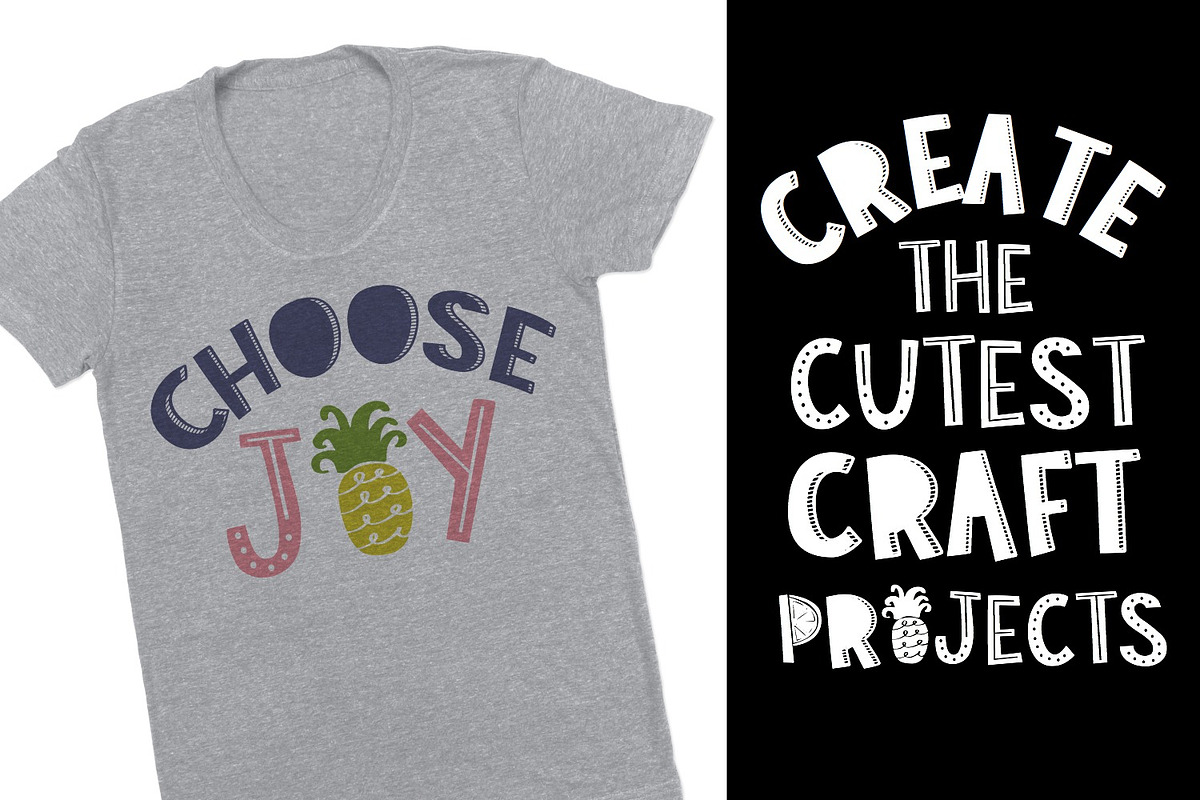 NEW! Fruit Cake Font preview 5
