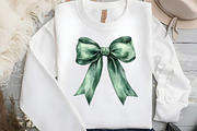 Watercolor Emerald Victorian Clipart, an Illustration by DreamCafeArt (Thumbnail 6 of 7)