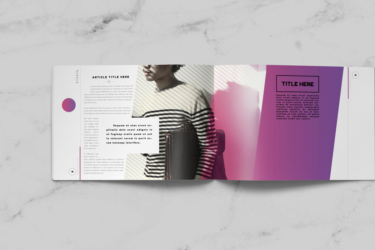 Magenta Brochure, a Brochure Template by Kahuna Design (Photo 4 of 12)