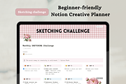 Notion artist planner, a Design Template by Petite Zakka Boutique (Thumbnail 2 of 9)