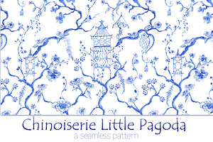 Chinoiserie Little Pagoda Pattern