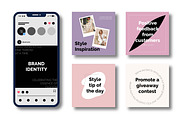 Brand Identity Fashion Social Media, a Social Media Template by MightyDesign (Thumbnail 2 of 9)