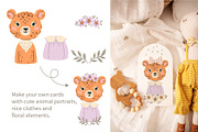 Animal babies cute illustrations, an Animal Illustration by OxanaTally (Thumbnail 7 of 13)