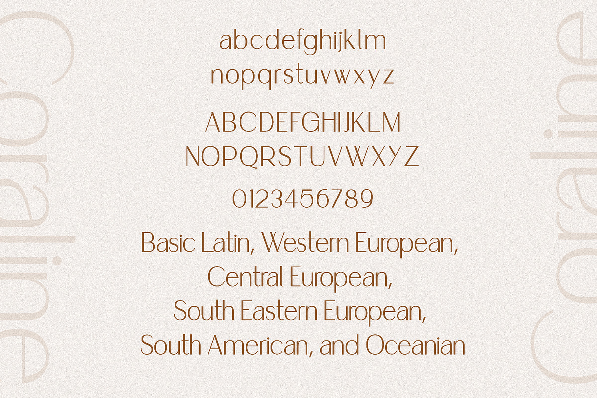 Coraline Sans Serif, a Sans Serif Font by Prestige Artsy Studio (Photo 9 of 9)