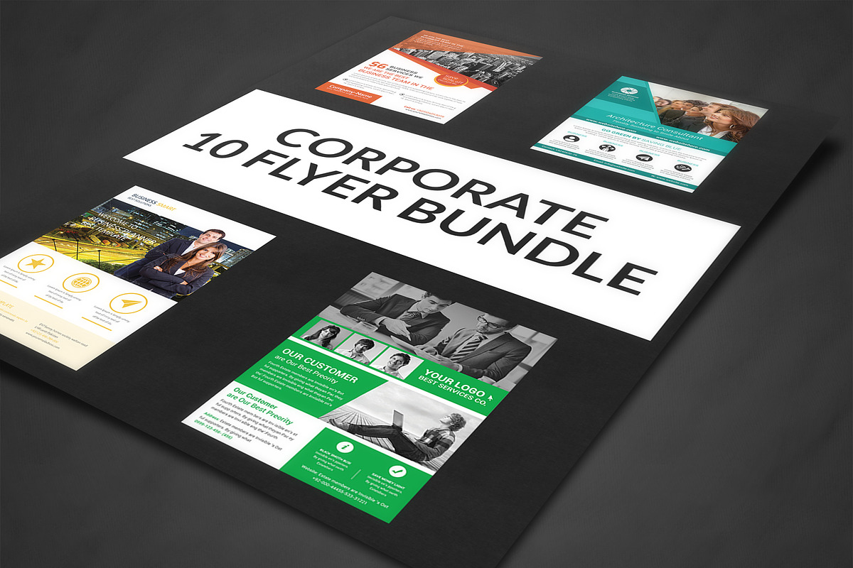 Business Flyers Bundle Print Templat, a Flyer Template by AfzaalGraphics (Photo 2 of 4)