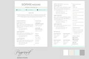 Resume Template + Cover Letter WORD, a Resume Template by PAPPERMINT RESUME STUDIO (Thumbnail 4 of 4)