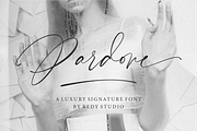 Pardone | Luxury Signature Font, a Script Font by RedyStudio (Thumbnail 1 of 14)