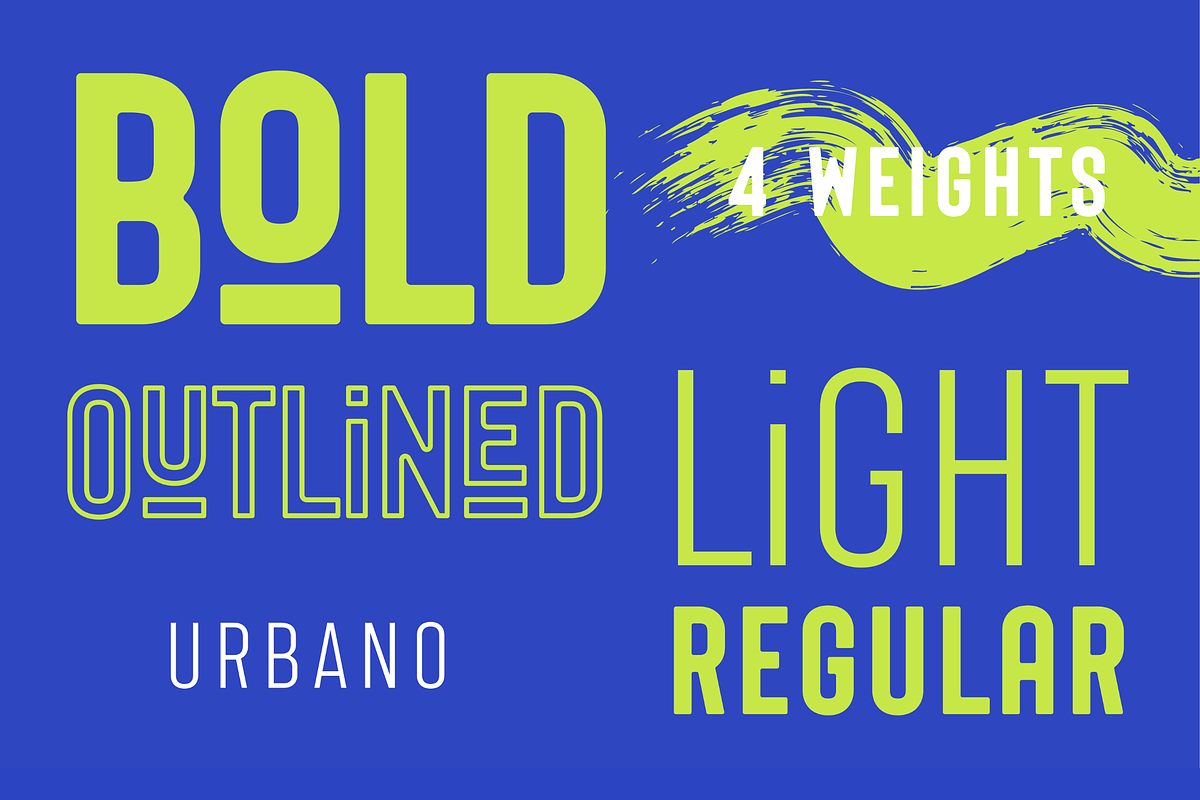 Urbano Bold Typeface, a Sans Serif Font by Kaligra.co (Photo 2 of 25)