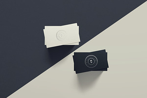Spot UV Business Card Mockup - DUO