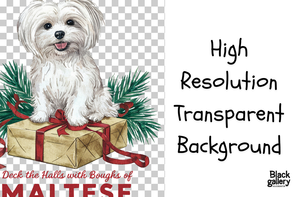 Watercolor Christmas Dog Puns Bundle, a Graphic by Clipart Bloom (Photo 18 of 25)