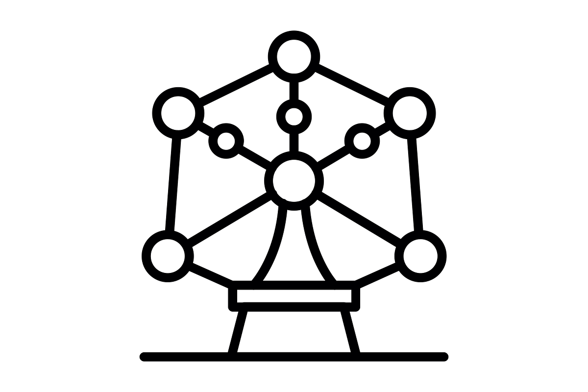 Atomium Line Icon, an Icon by Pexelpy (Photo 2 of 2)