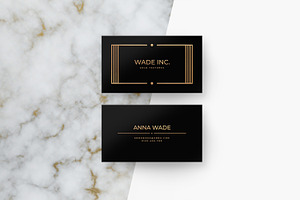 6 Art Deco Business Cards