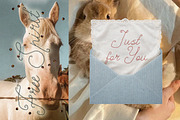 Cute Sign Romantic Textured Script, a Script Font by AnMark (Thumbnail 8 of 11)