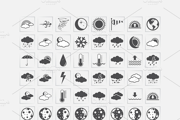 Weather Icons Set