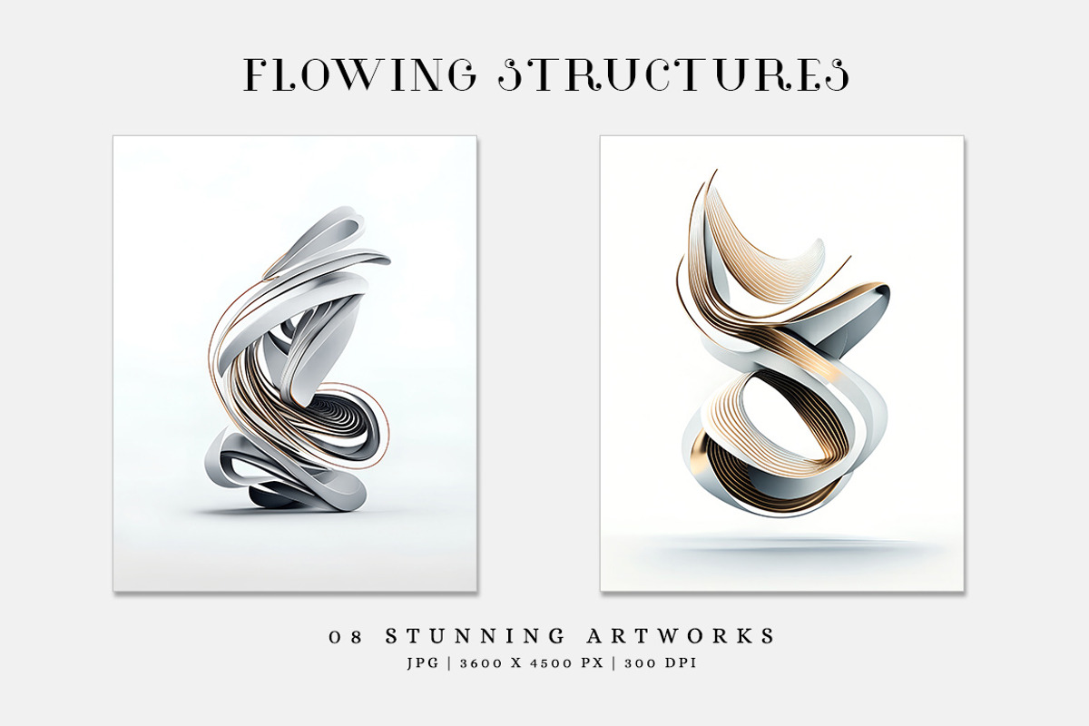 Flowing Structures, a Decorative Illustration by Digital Art Creations (Photo 2 of 7)