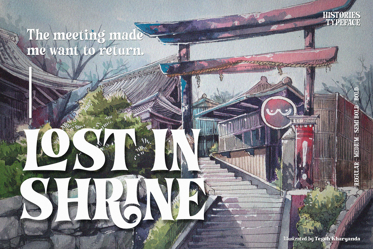 Histories - Fairytale Typeface, a Font by Graptail (Photo 2 of 15)