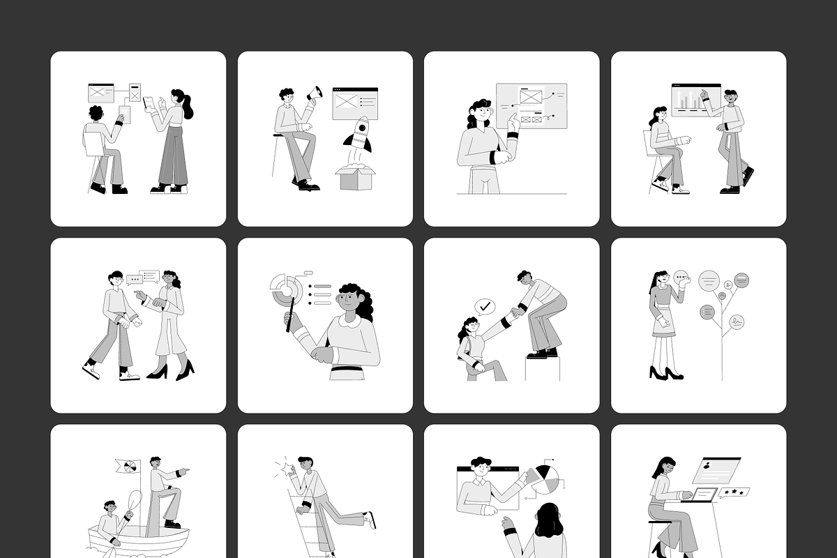 Business & Management Bundle, a Person Illustration by Prosymbols (Photo 9 of 10)