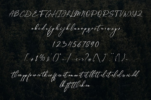 Florissant - Handwriting Font