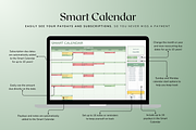 Standard Monthly Budget - Green, a Templates & Theme by The Creative Plans co (Thumbnail 6 of 10)