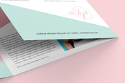 Square Trifold Brochure Mockup, a Books & Magazine Mockup by Illusiongraphic (Thumbnail 16 of 28)