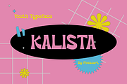 KALISTA – Youth Typeface, a Sans Serif Font by Pinisi ART (Thumbnail 1 of 2)