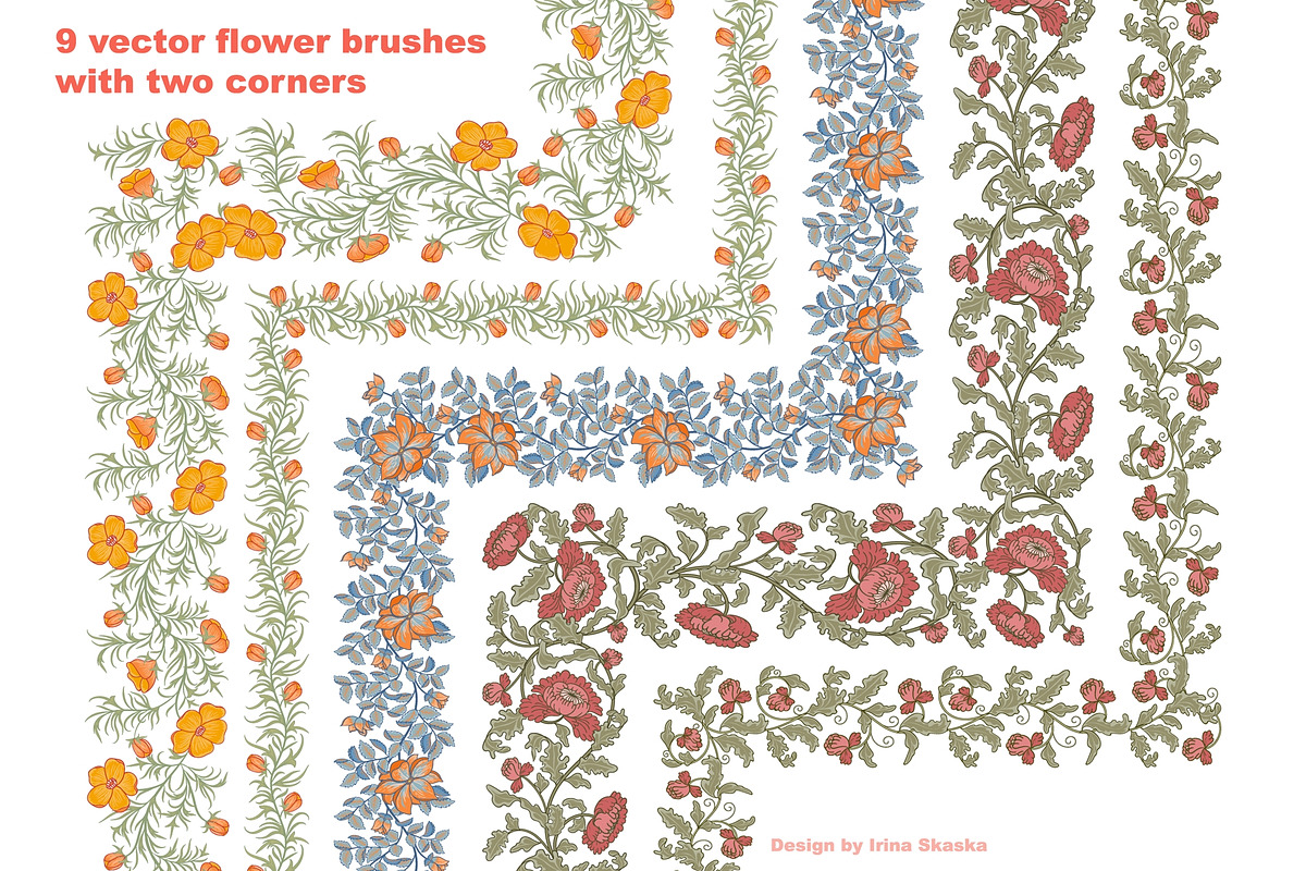 45 BORDER BRUSHES, a Brush Add-On by Irina Skaska (Photo 13 of 14)