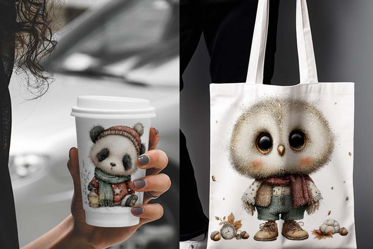 whimsical baby characters festive, an Illustration by one-touch (Photo 2 of 10)