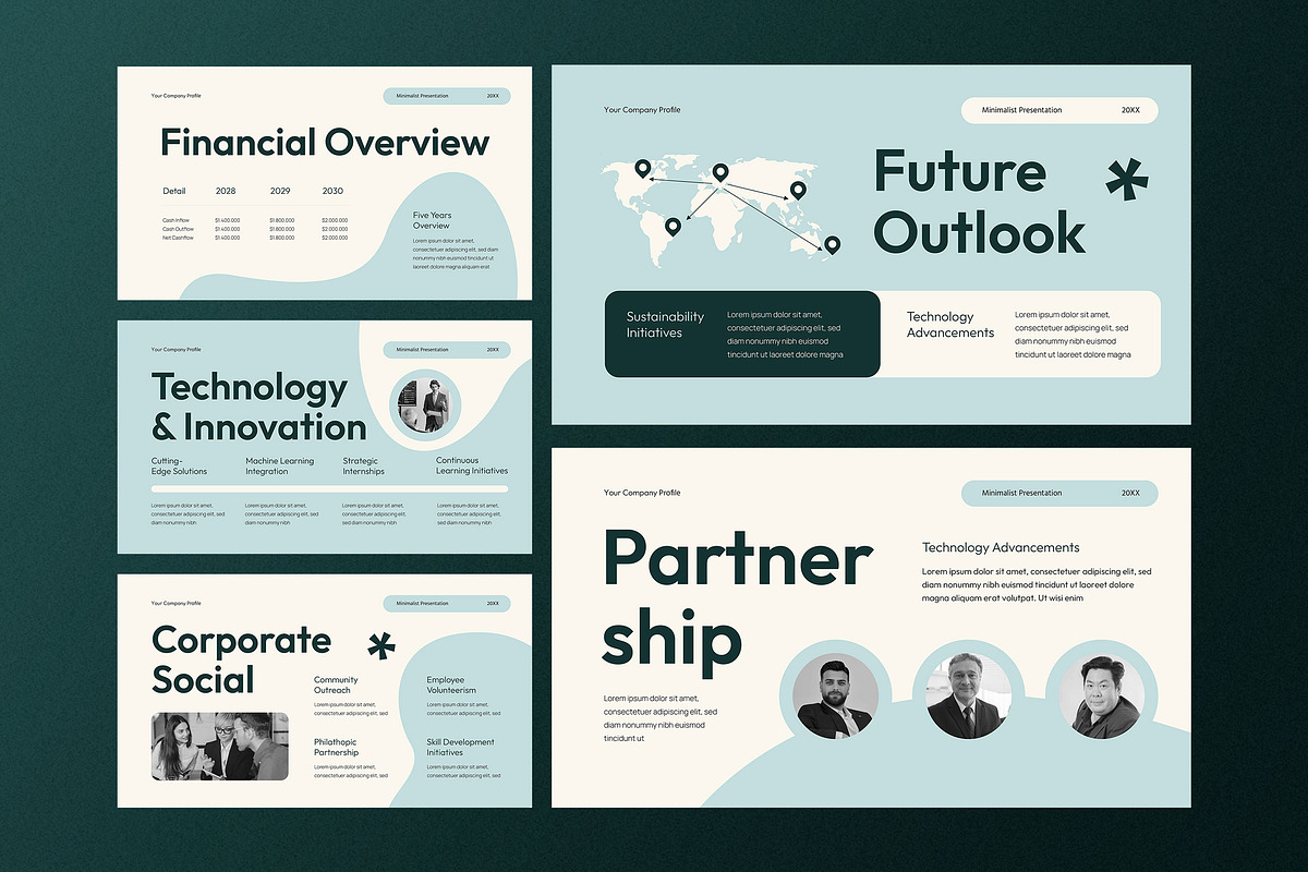 Company Profile Presentation, a Presentation Template by Aiyari Graphic (Photo 4 of 5)