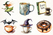 Coffee Halloween Bundle SVG Designs, an Illustration by Pixels.Craft (Thumbnail 3 of 7)