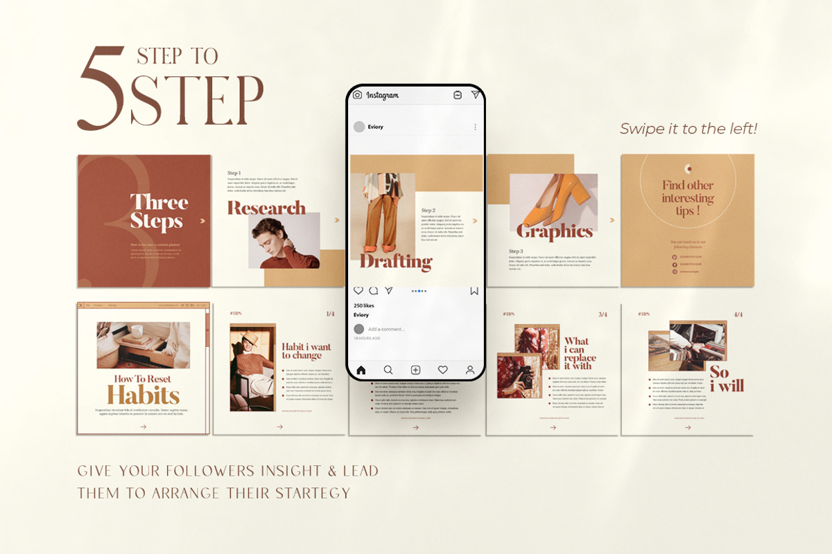Instagram Creator For Coach CANVA PS, a Social Media Template by Eviory (Photo 15 of 57)