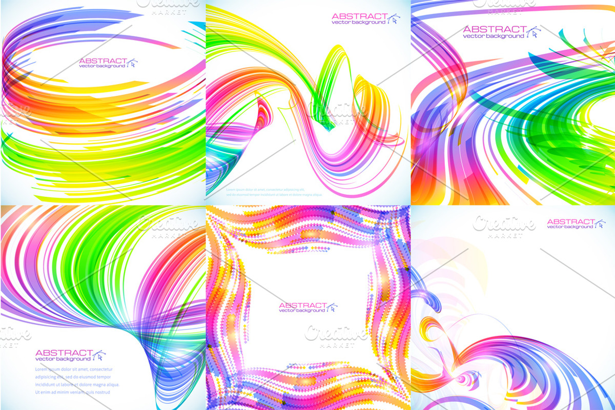 36 vector futuristic backgrounds preview 2