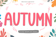 Autumn, a Script Font by FreshTypeINK (Thumbnail 1 of 7)