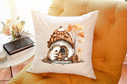 Autumn Hedgehog Clipart, an Illustration by Sublimation Artist (Thumbnail 6 of 6)