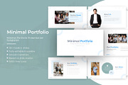 Minimal Portfolio Presentation Slide, a Presentation Template by SlideStack (Thumbnail 1 of 5)