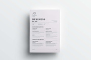 Business Plan | MS Word & Indesign, a Stationery Template by design_hut (Thumbnail 4 of 7)