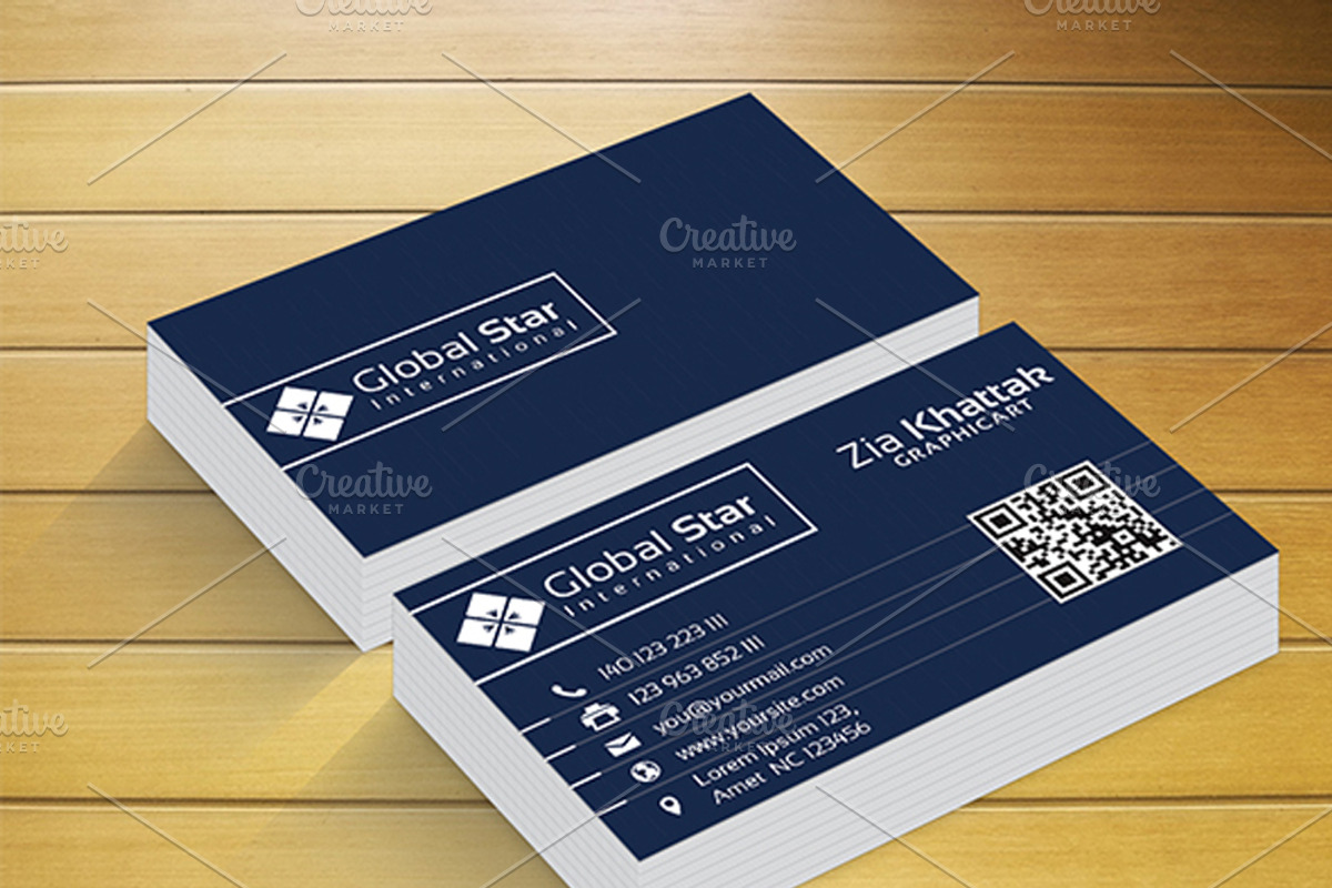 Creative Business Card Template, a Business Card Template by Zia Grfx (Photo 2 of 2)
