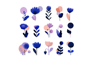Matisse abstract flower doodle, an Object Illustration by Onyx