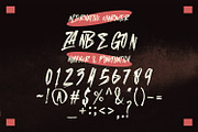 Zanbe Gone Handmade Brush Font, a Handwritten Font by Maulana Creative (Thumbnail 5 of 7)