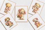 Mother’s Day Teddy Bear Clipart, a Seasonal Illustration by Rose Art (Thumbnail 5 of 6)