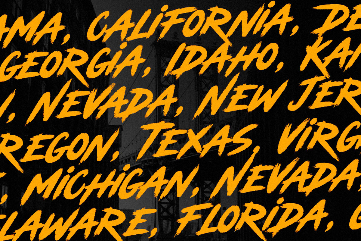 Cyber Brush Font!, a Handwritten Font by Burhan Afif (Photo 6 of 10)