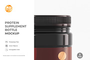 Supplement Jar Bottle Mockup (1PSD), a Packaging Mockup by Adstart (Thumbnail 4 of 5)