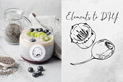 Inky huckleberry flowers, a Food Illustration by MsFlaffy (Thumbnail 2 of 11)