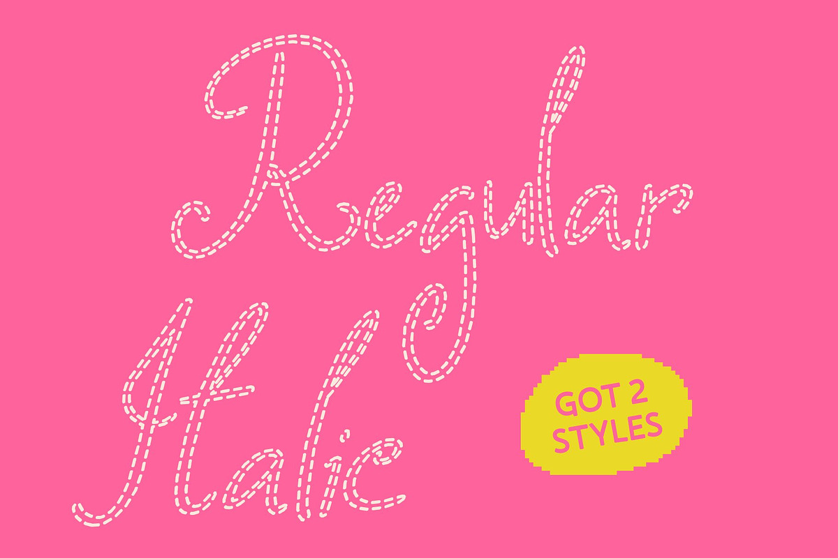 CS Darlings Dashed, a Script Font by Craft Supply Co. (Photo 5 of 8)