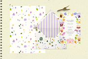 Watercolor flowers, a Pattern Graphic by NKTN (Thumbnail 4 of 15)