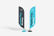Feather Flag Mockup, an Advertising Mockup by bimockup (Thumbnail 6 of 6)