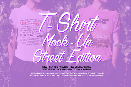 T-Shirt Mock-Up  Street Edition