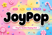 JoyPop, a Script Font by Wow Magic (Thumbnail 1 of 2)