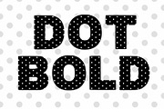Cute Polka Dot Display Typeface, a Sans Serif Font by Fourteen Letter (Thumbnail 2 of 6)